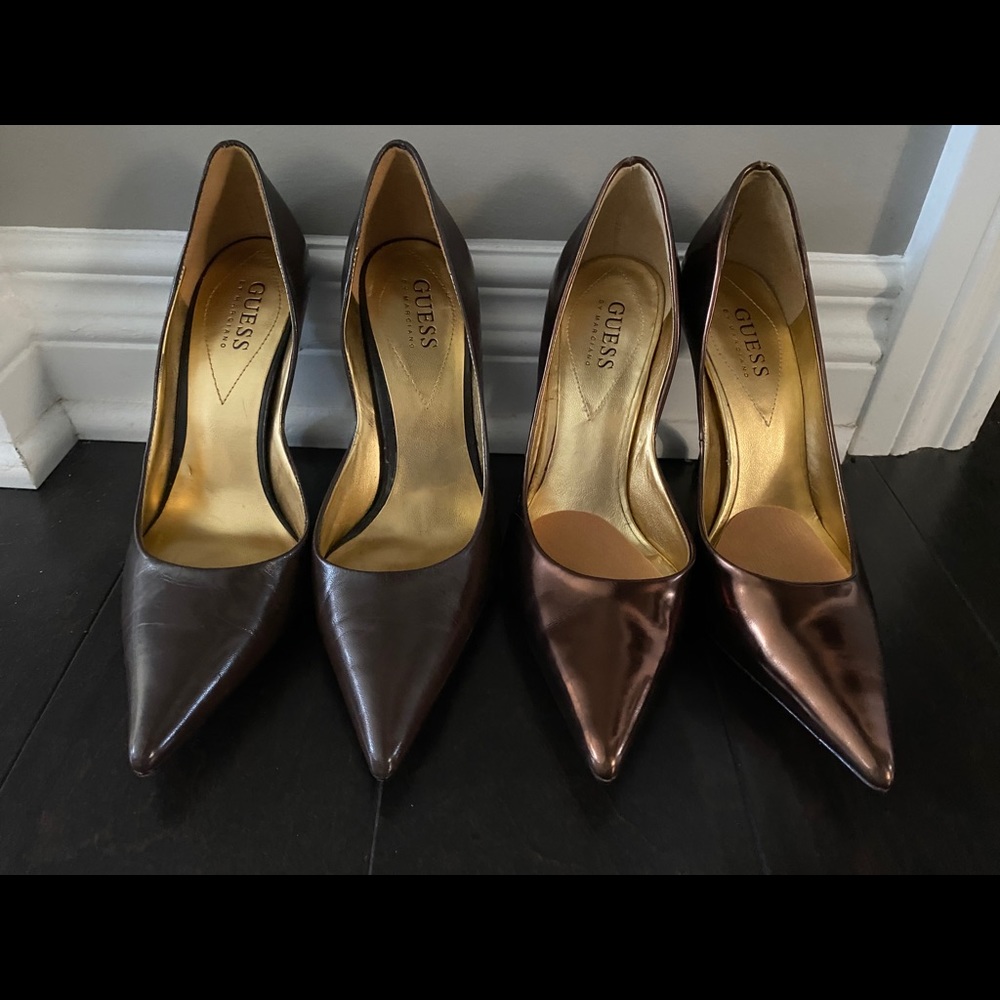 Guess Carrie pump size 6, there are 2 colors ava